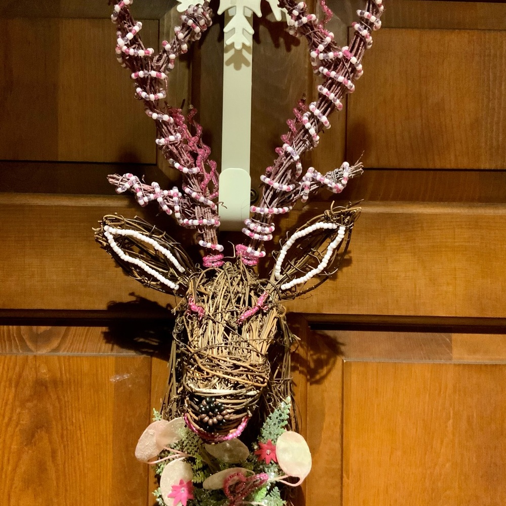 💕 Deer Wreath Beautifully Adorned 💕
